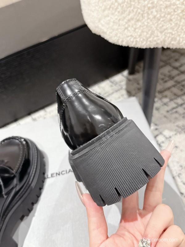 Balenciaga 2025 SS Loafers with Retro Design and Lightweight TPU Sole - KFY00320