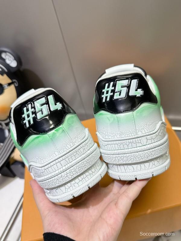 Louis Vuitton Trainer Basketball Series Crackle Glaze Process Sneakers - LY00490