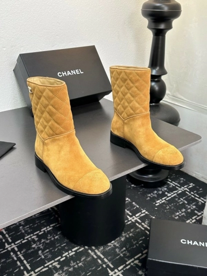 Chanel 2025 SS Short Boots Essential Fall Winter Item - LY00420