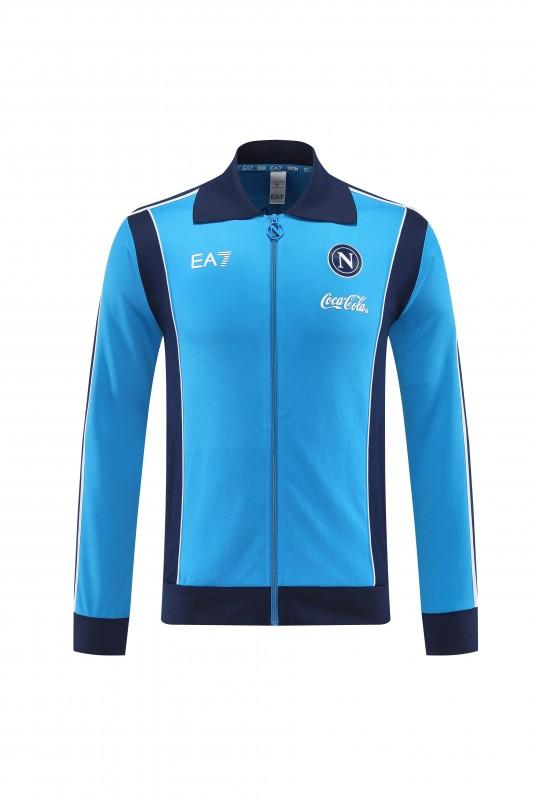 25/26 SSC Napoli Sky Blue Full zipper Jacket Tracksuit+ long pants