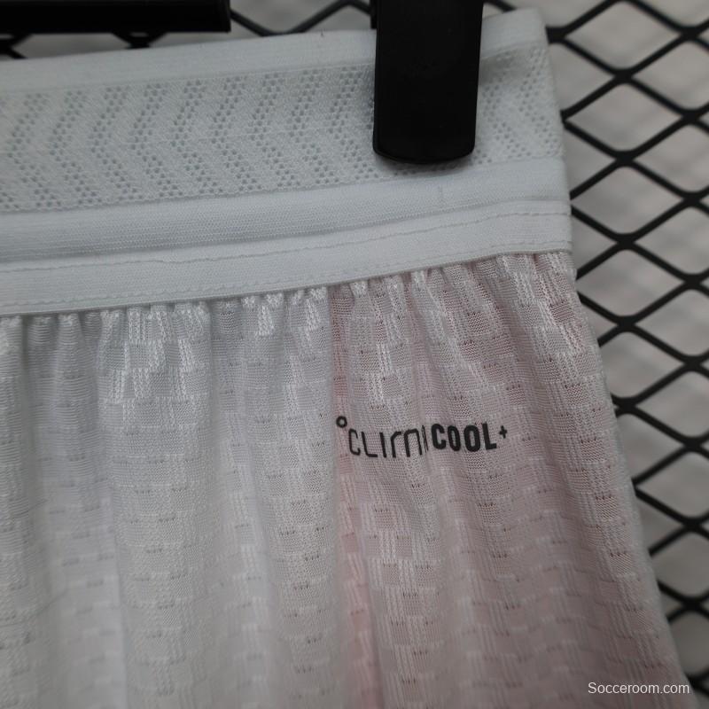 2026 Player Version Colombia White with Red Side Stripes Shorts