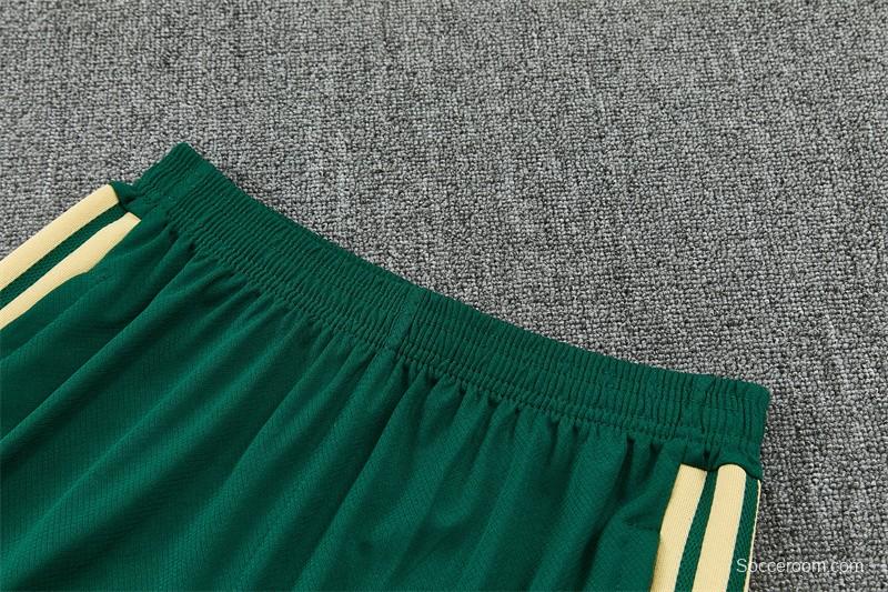 2026 Real Madrid Green Camouflage  Short Sleeve+Soccer Shorts