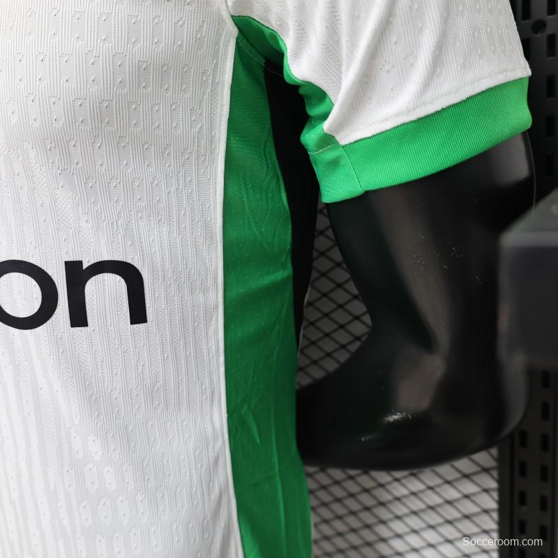 Player Version 26/27 Atlético Nacional White & Green Accent Away Jersey