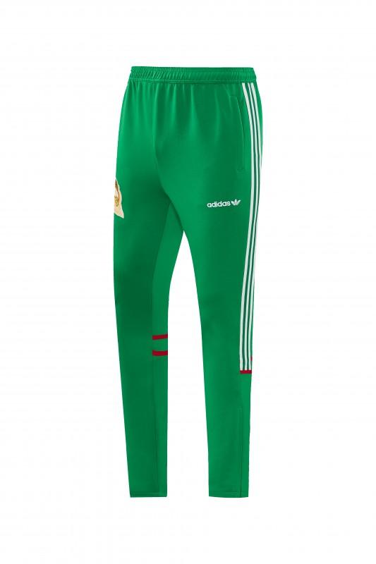 2026/27 Mexico  Green & Red Retro Full Zipper Jacket Tracksuit + Long Pants (Adidas Originals)