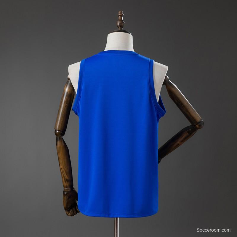 2026 Brazil Training Jersey Vest Blue