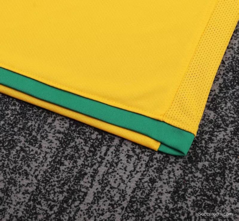 Retro 2006 Brazil Home Jersey
