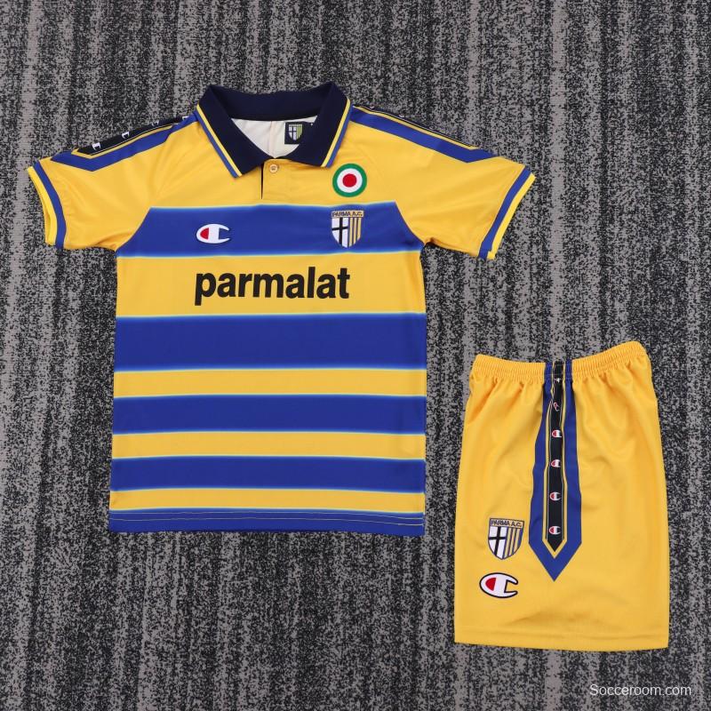 Retro Kids 99/00 Parma Home Jersey
