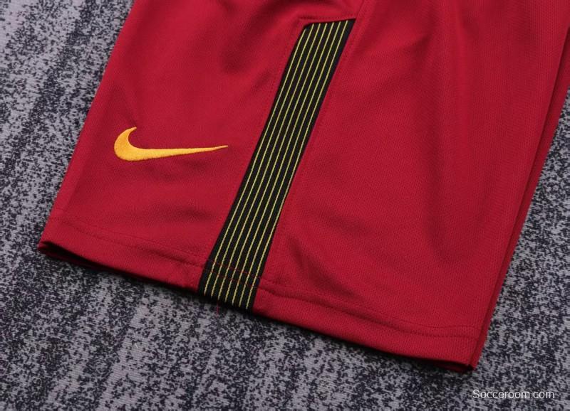 Retro 17/18 Kids AS Roma Home Jersey