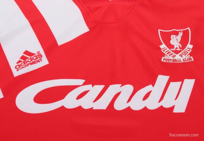 Retro Kids 91/92 Liverpool Home Jersey