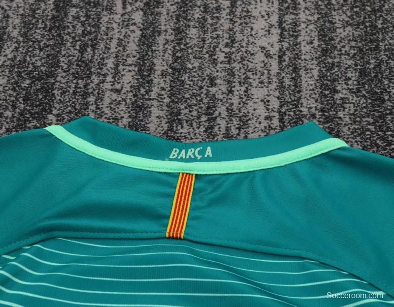Retro Kids 16/17 Barcelona Third Away Jersey