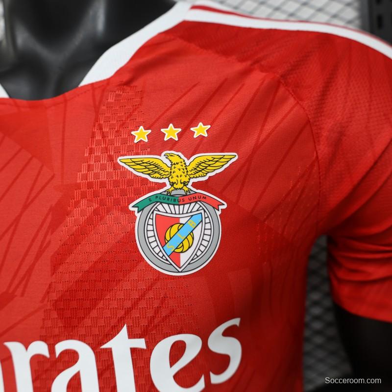 Player Version 26/27 SL Benfica Home Red Jersey