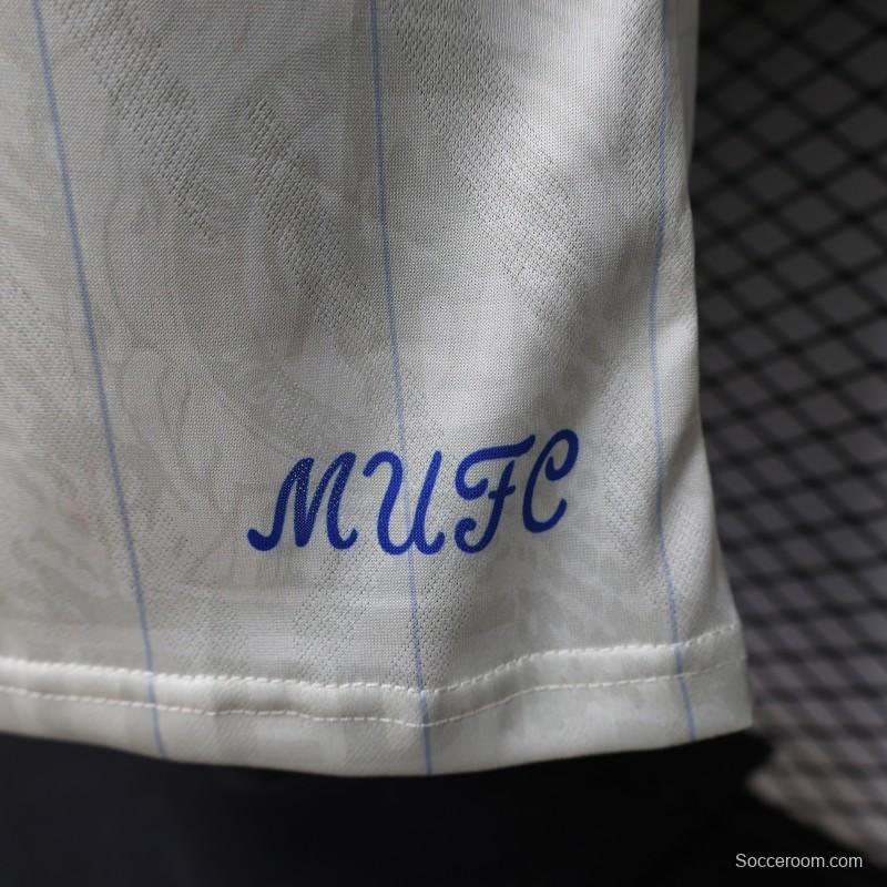 Player Version 26/27 Manchester United Away Cream White Jersey