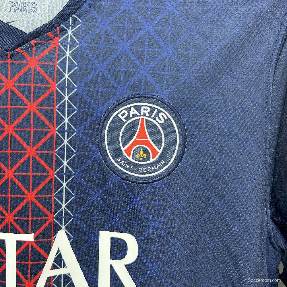 2025/26 Mens Paris Saint-Germain Home Long Sleeve Jersey