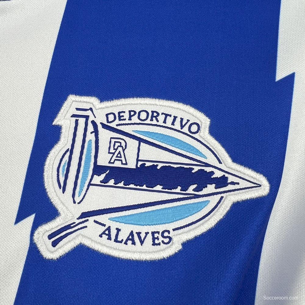 2011/12 Retro Deportivo Alaves Home Jersey