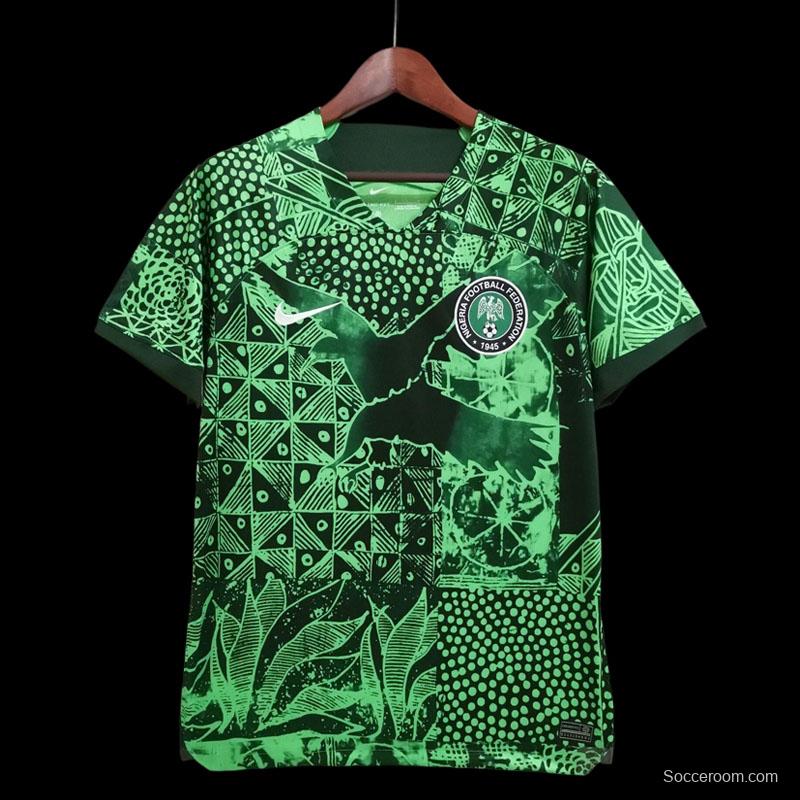 2022 Nigeria Green Training Jersey