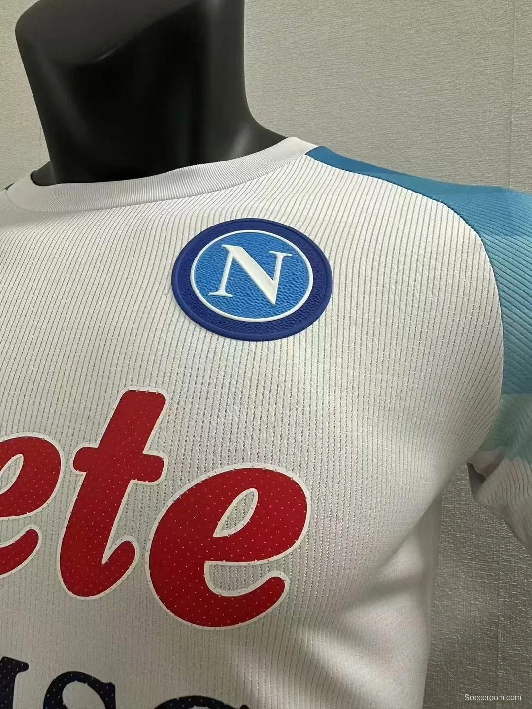 22/23 SSC Napoli Face Game White Jersey