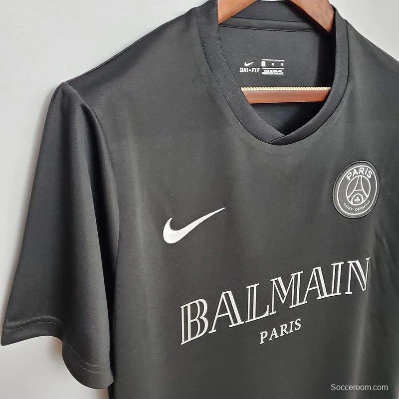 Retro 2020 PSGx Balmain Black Jersey