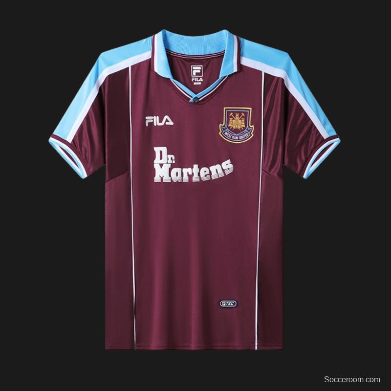 Retro 99/01West Ham United Home Jersey