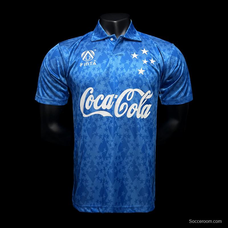 Retro 93/94 Cruzeiro Home Jersey