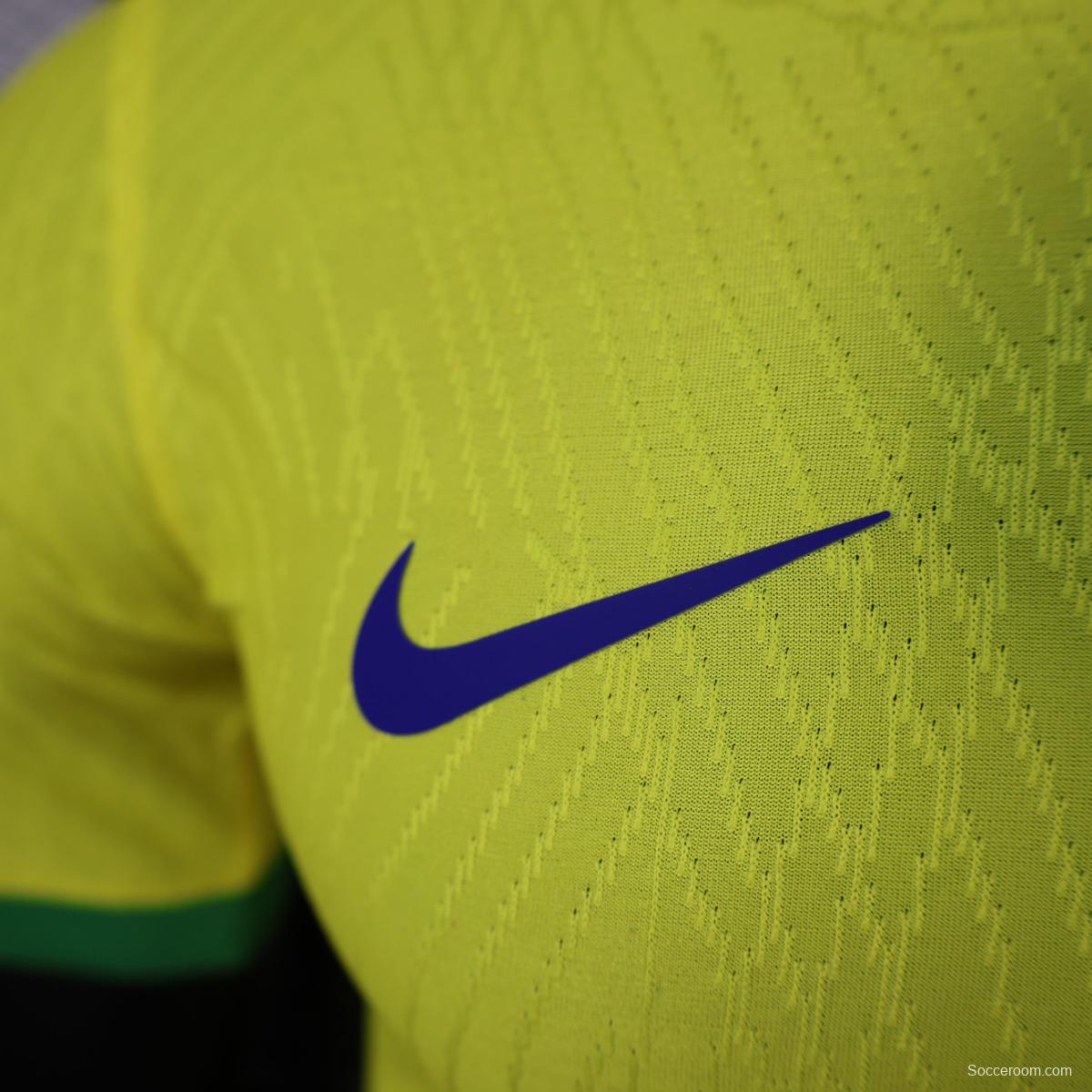 Player Version 2023 Brazil Yellow Special Jersey