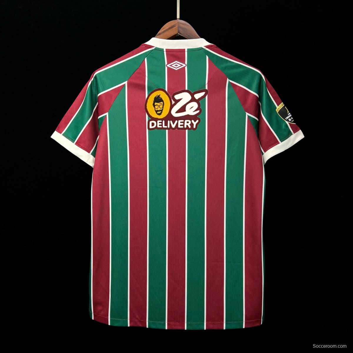 23/24 Fluminense Home Final Match Jersey With All Sponsors And Patch