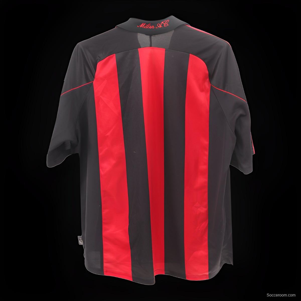 Retro 00/01 AC Milan Home Jersey