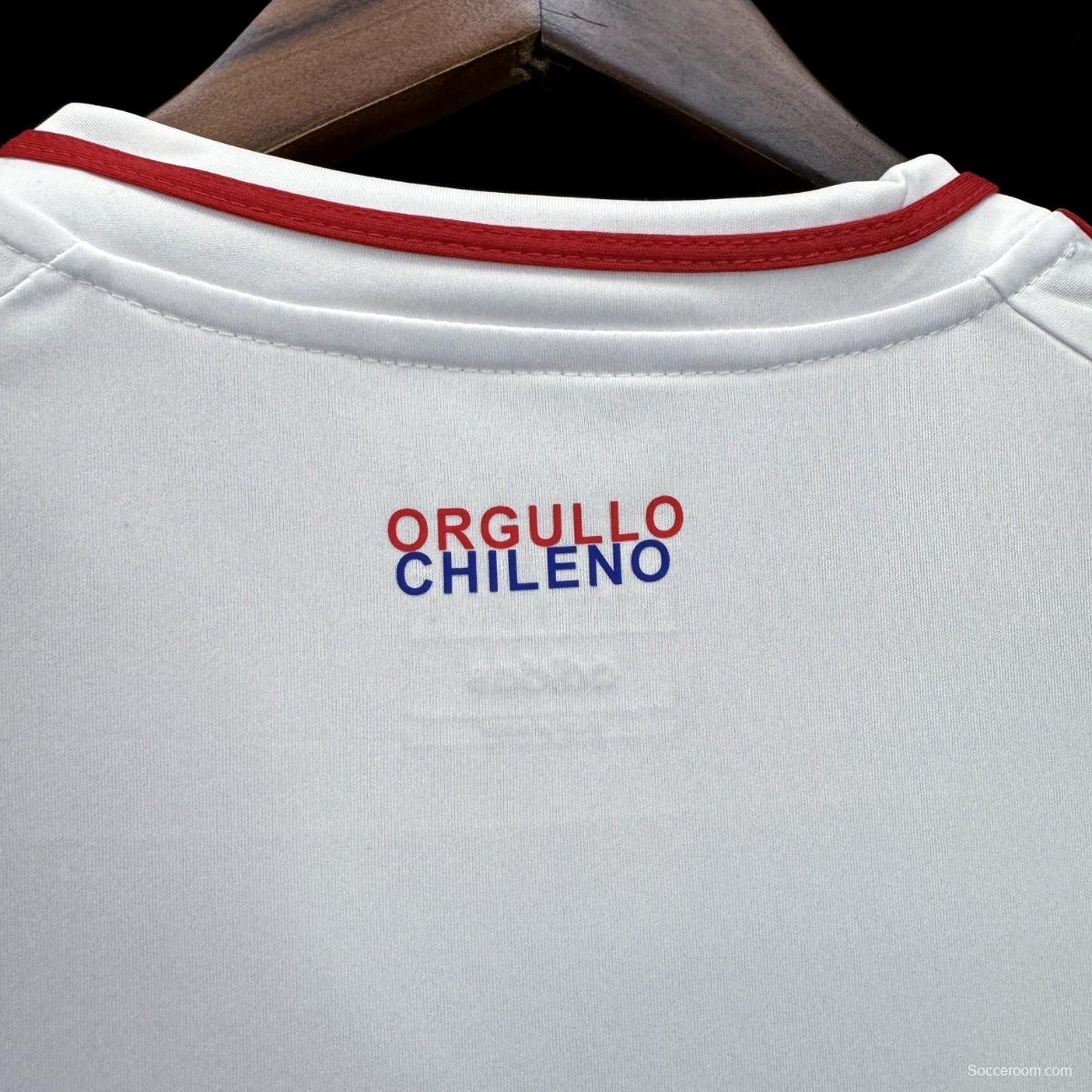 2024 Chile Away White Jersey