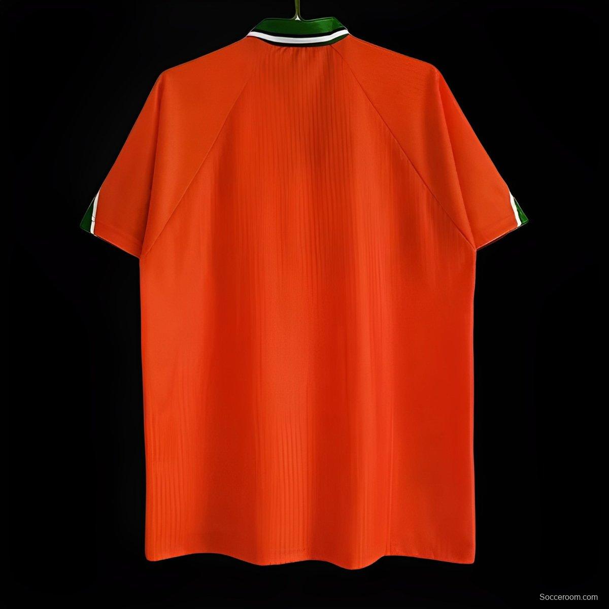 Retro 1997 Ireland Away Orange Jersey