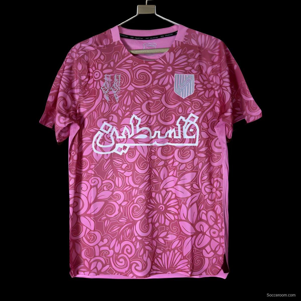 25/26 FC Palestina X Farrah Azam Collab Pink Jersey