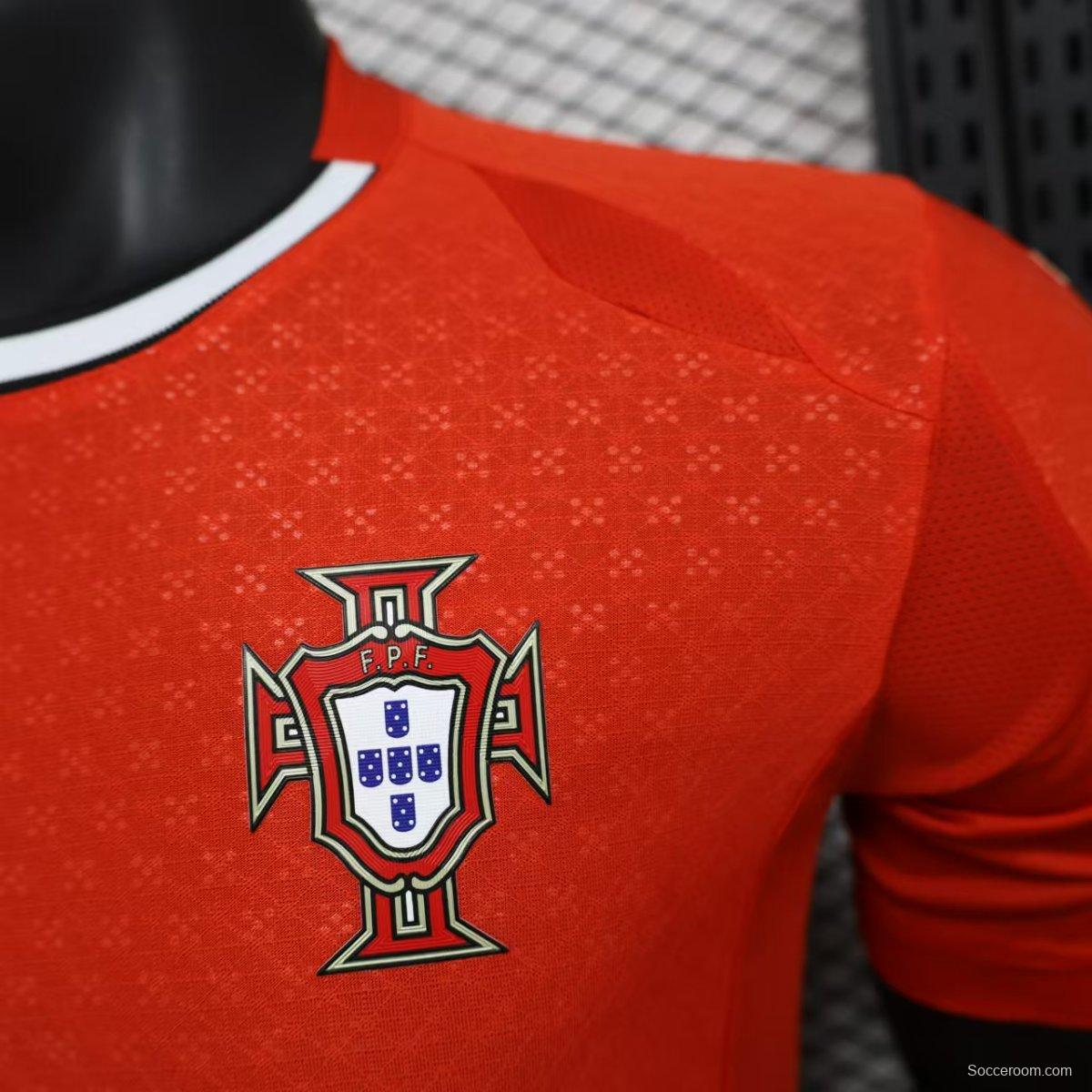Player Version 2024 Portugal Home Jersey
