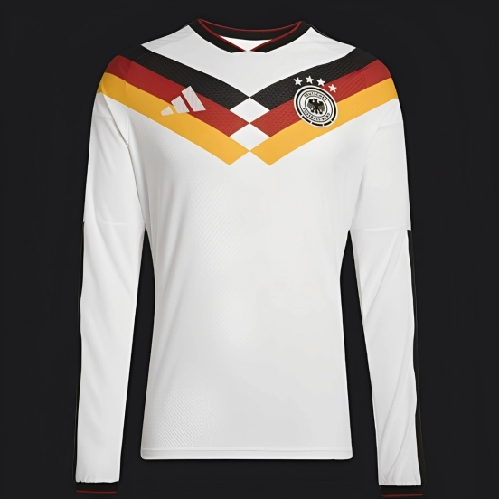 2026 Mens Germany World Cup Home Long Sleeve Jersey