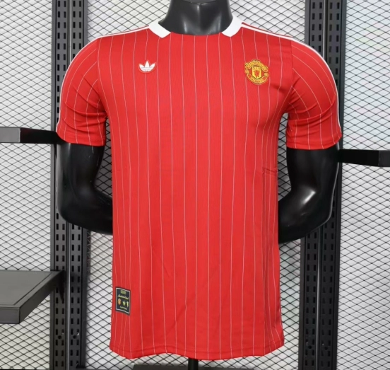 Player Version 25/26 Manchester United Red Adidas Original Casual Jersey