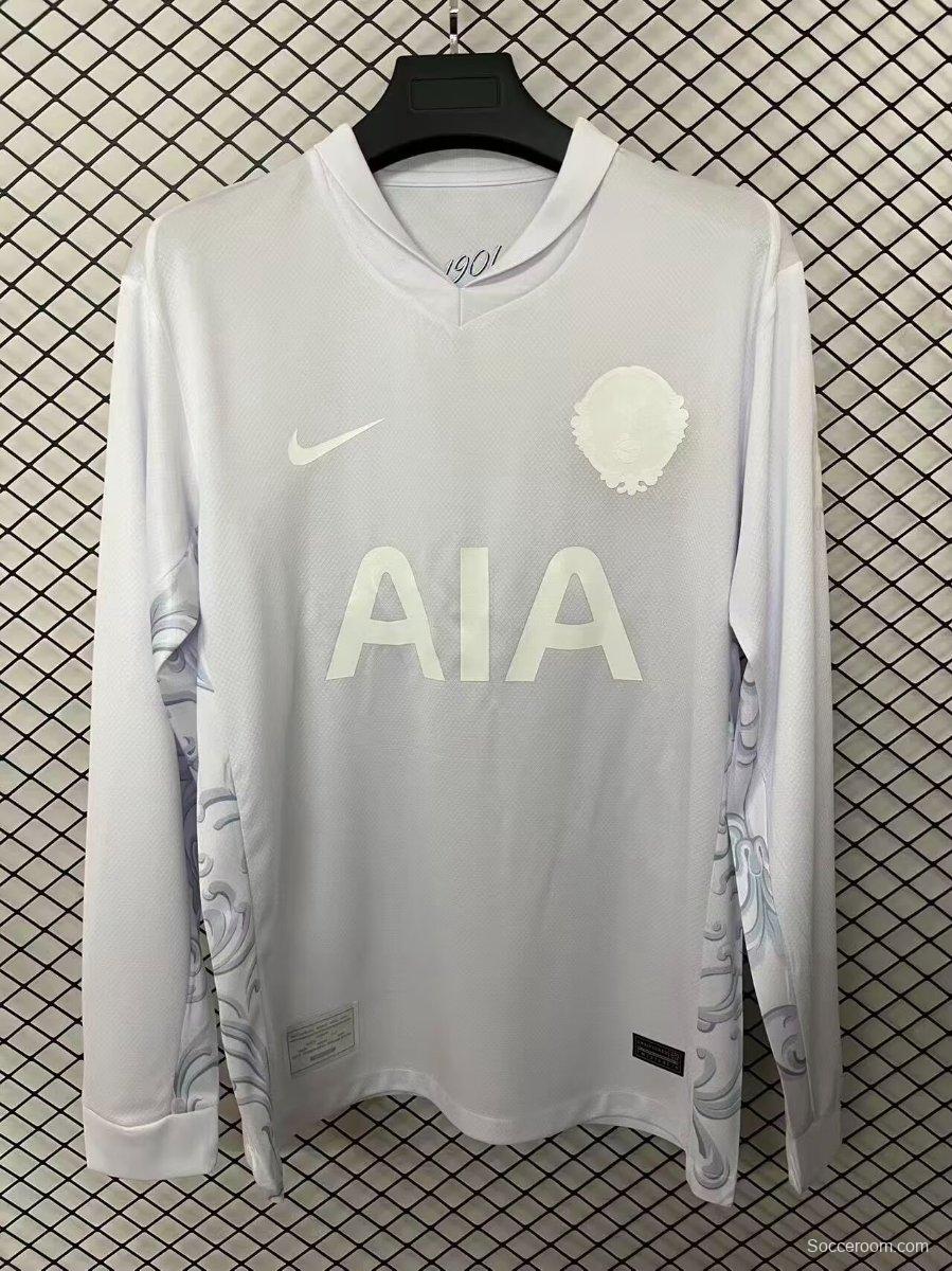 25/26 Tottenham Hotspur 125Th Anniversary White Long Sleeve Jersey