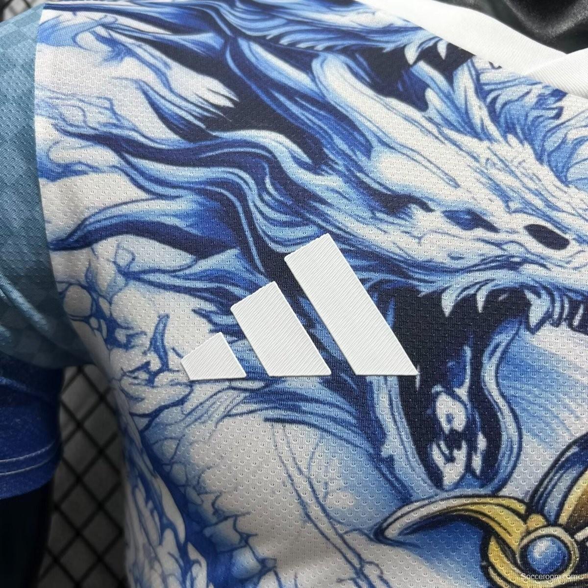 Player Version 2026 Japan Blue Samurai Dragon Special Edition Jersey