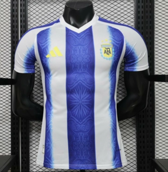 Player Version 2026 Argentina Blue & White Stripe Home Jersey