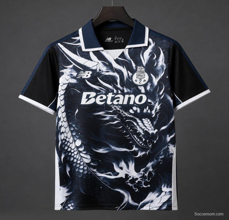 25/26 FC Porto Black Special Edition "Dragon" Jersey
