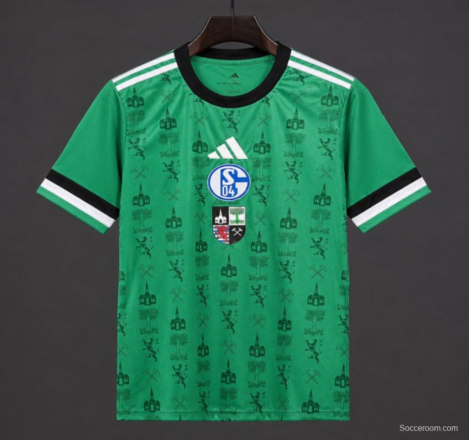 25/26 Schalke 04 100th Centennial Green Jersey