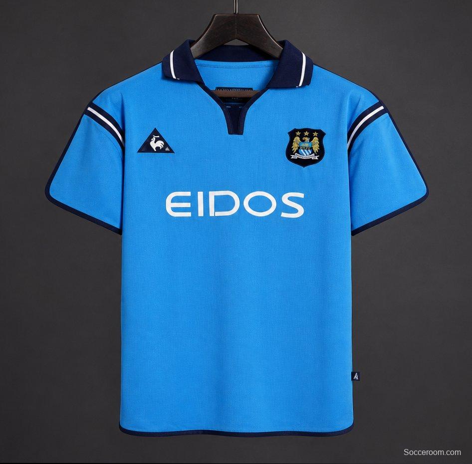 Retro 01/02 Manchester City Home Jersey