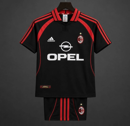 Retro 00/01 Kids AC Milan Third Jersey