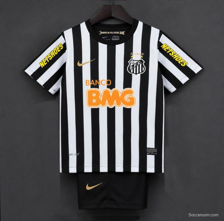 Retro Kids 2013 Santos Away Jersey
